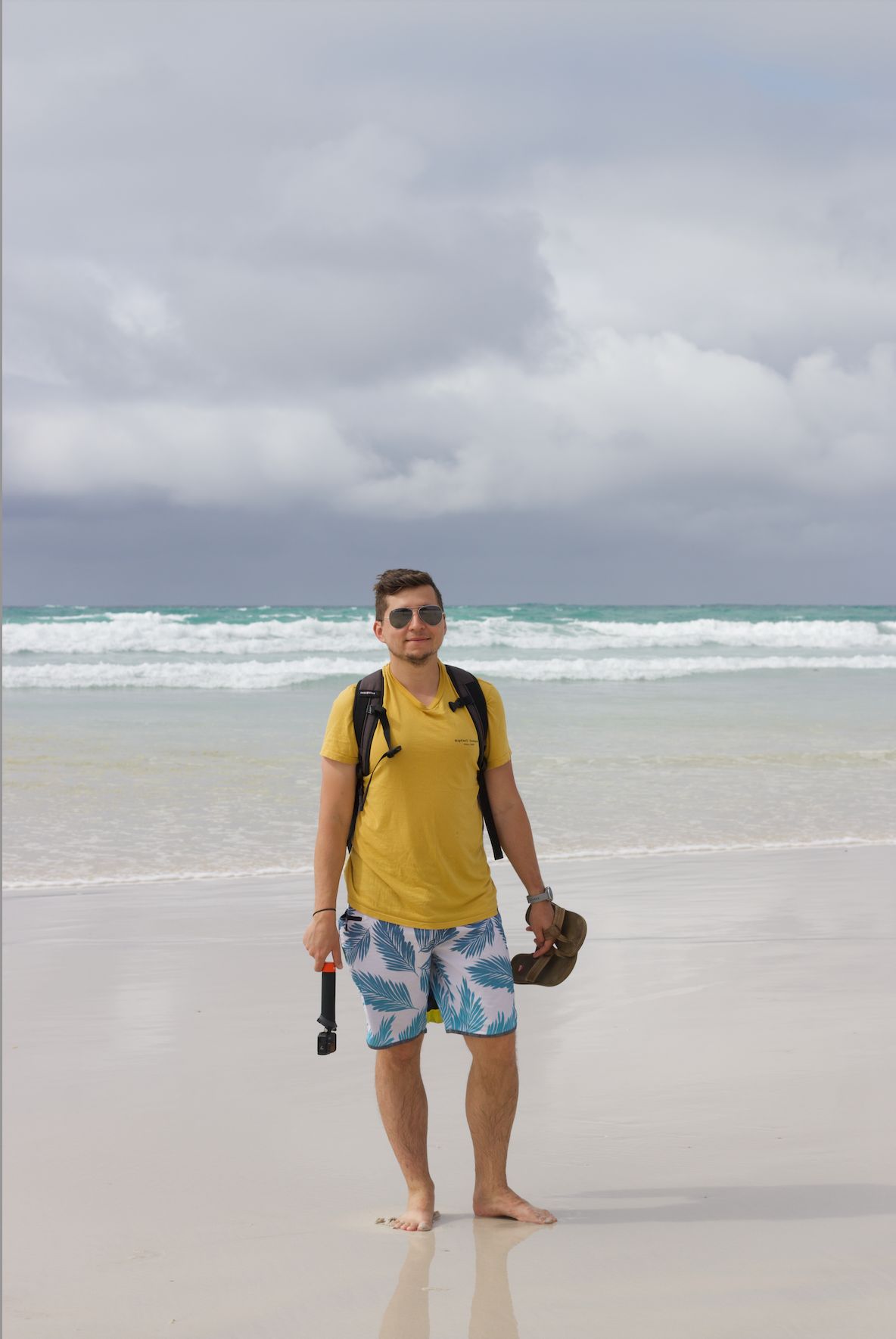 Oleg G., who writes the reviews on Cruises to Galapagos Islands, at Tortuga Bay