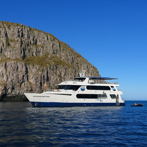 Aggressor III cruise ship on the Galapagos Islands