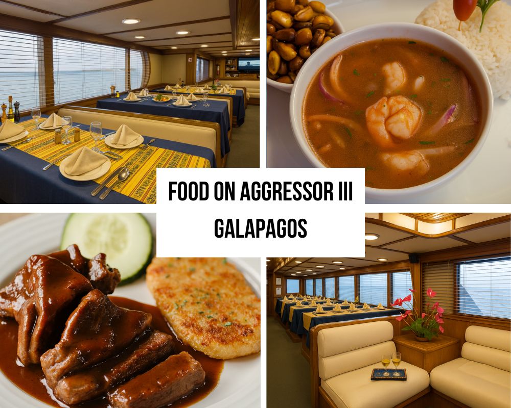 Gourmet Dining on the Aggressor III Galapagos Cruise