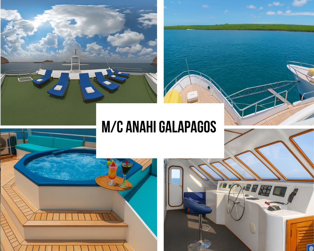Outdoor Living Paradise on the Anahi Galapagos Cruise