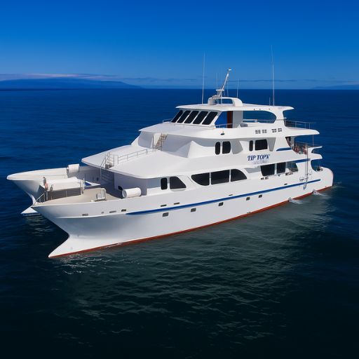 Newly built in 2019, the Tip Top V first-class catamaran