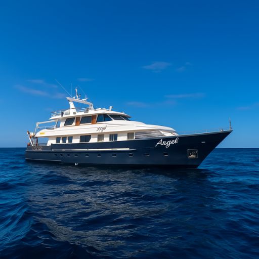 The Galápagos Angel is a brand new 2023 yacht measuring 35 meters accommodating 16 guests in 2 large suites and 6 double cabins