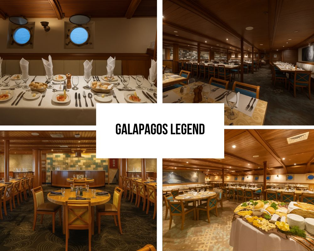 Exceptional Dining Variety and Social Space Excellence on Galapagos Legend